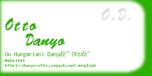 otto danyo business card